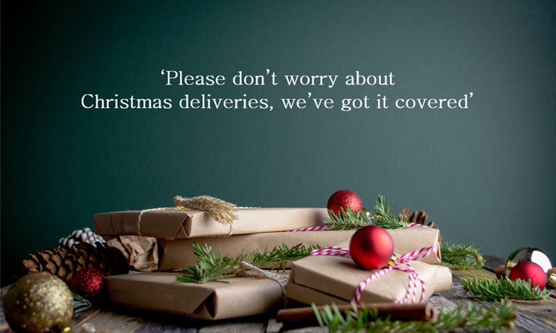 Our Christmas delivery promise