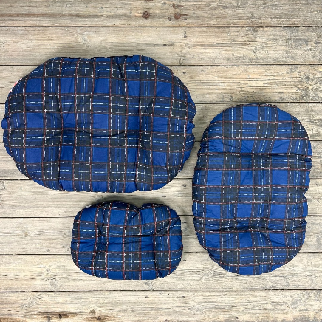 Plush Deep Filled Basket Liner Cushions for Dogs or Cats in 2 colours