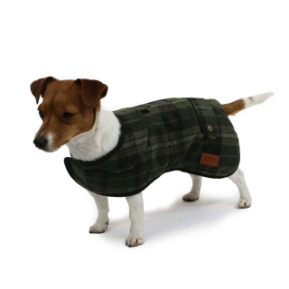 Ancol Heritage Green Check Tartan Dog Coat