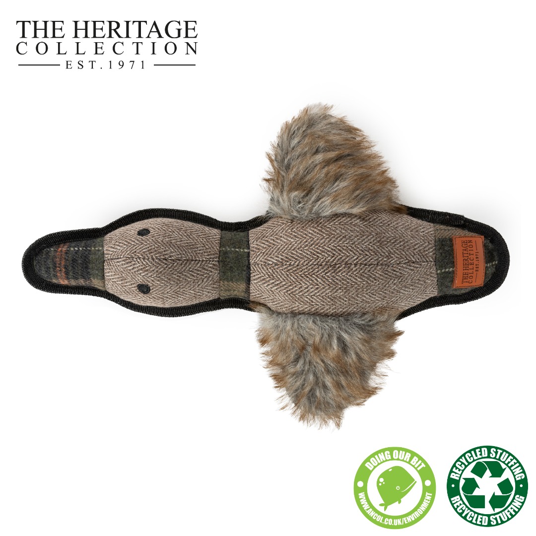 Heritage Toy Tweed Duck For Dogs