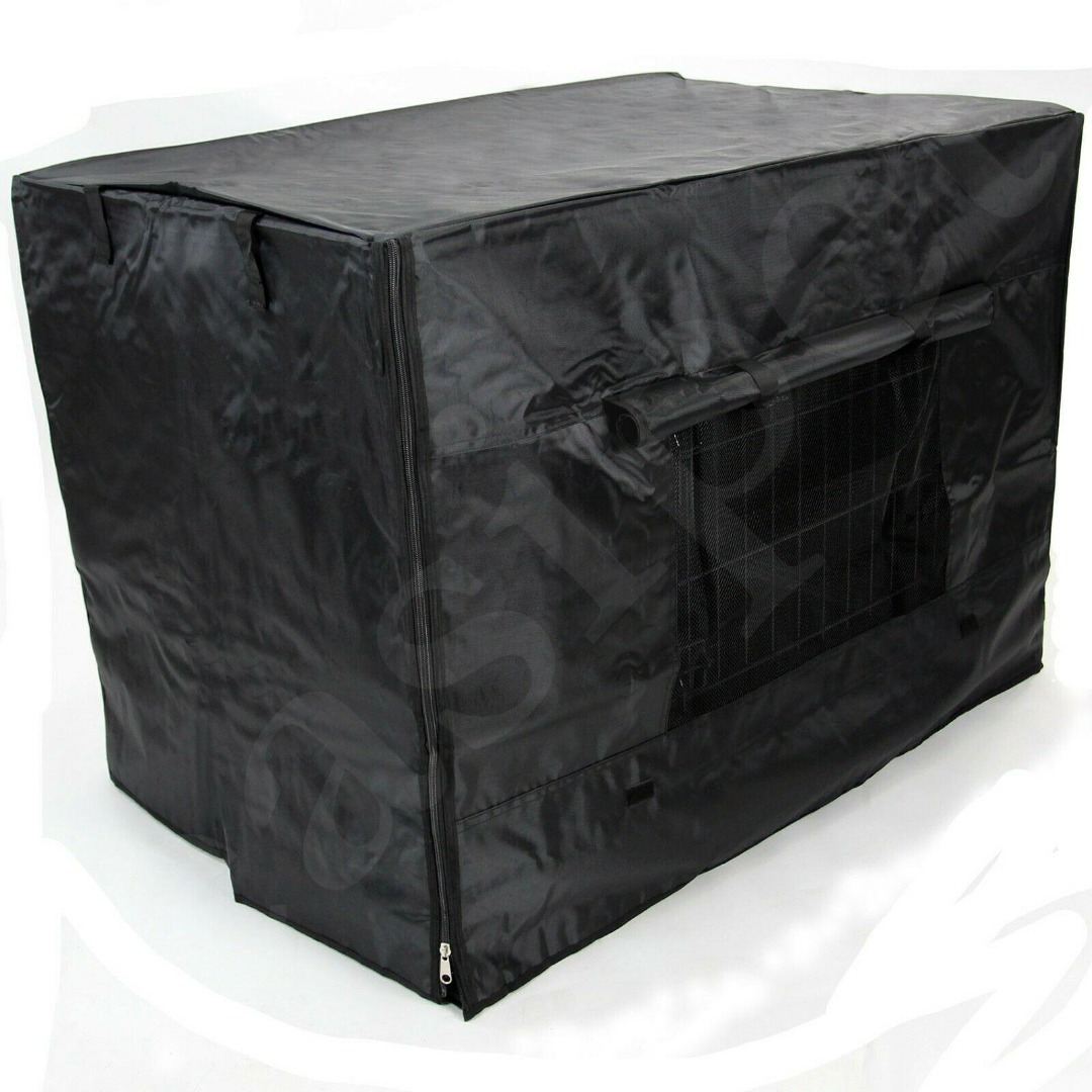 Black Waterproof Dog Cage & Crate Covers