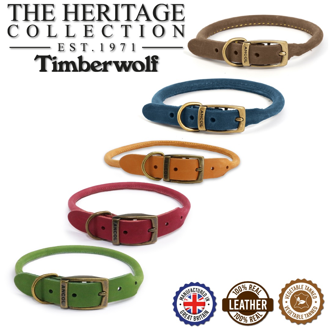 Ancol Timberwolf Round Dog Collar