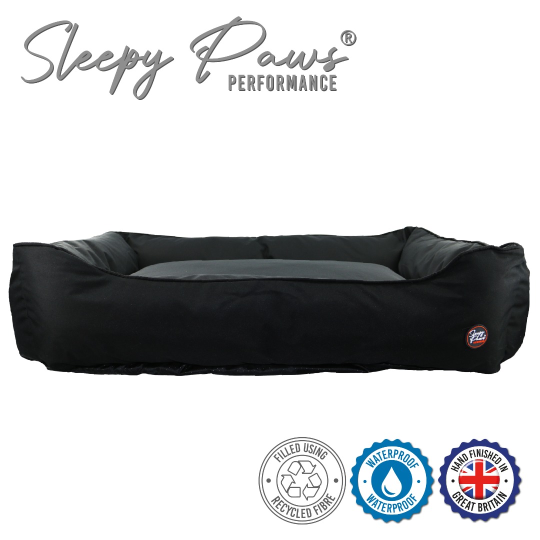 Ancol Black Waterproof Dog Bed