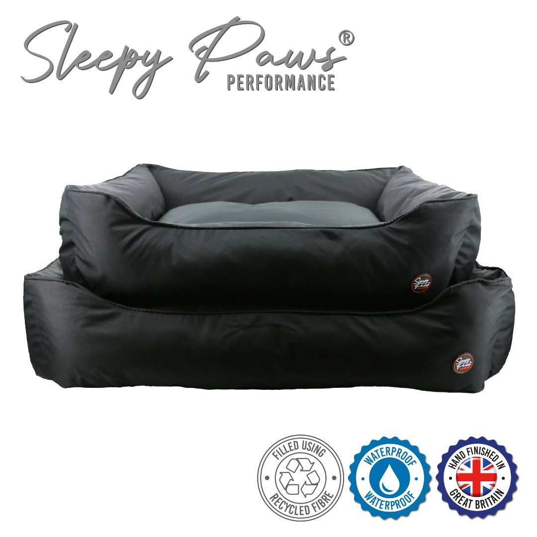 Ancol Black Waterproof Dog Bed