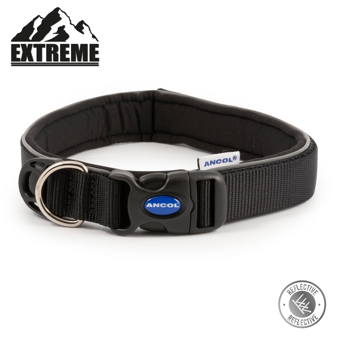Ancol Extreme Dog Collar With Reflective Piping