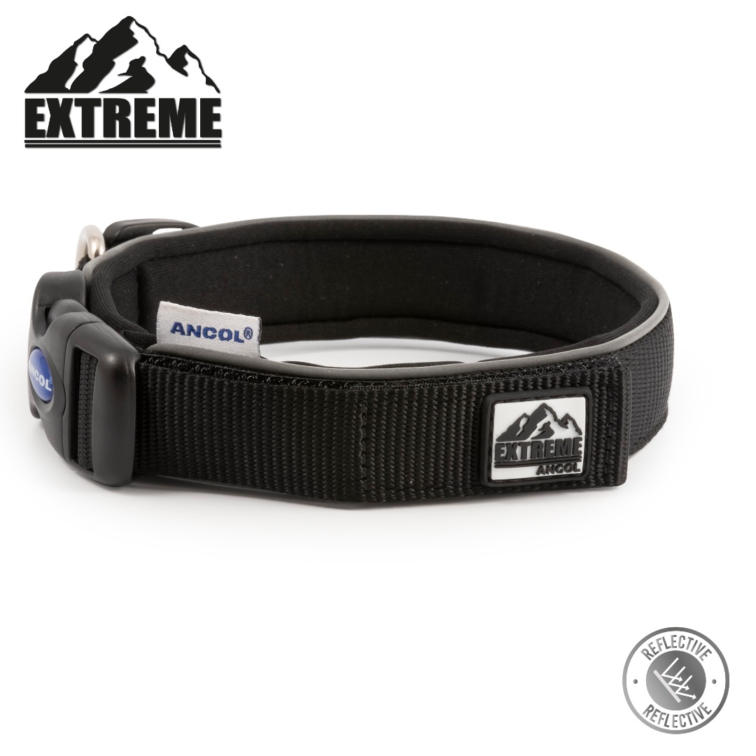 Ancol Extreme Dog Collar With Reflective Piping