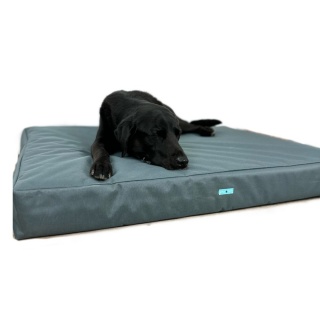 Grey Waterproof Orthopaedic Dog Mattress 14cm Thick Firm Dog Bed