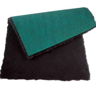 Traditional Black Vet Bedding roll whelping fleece dog puppy pro bed