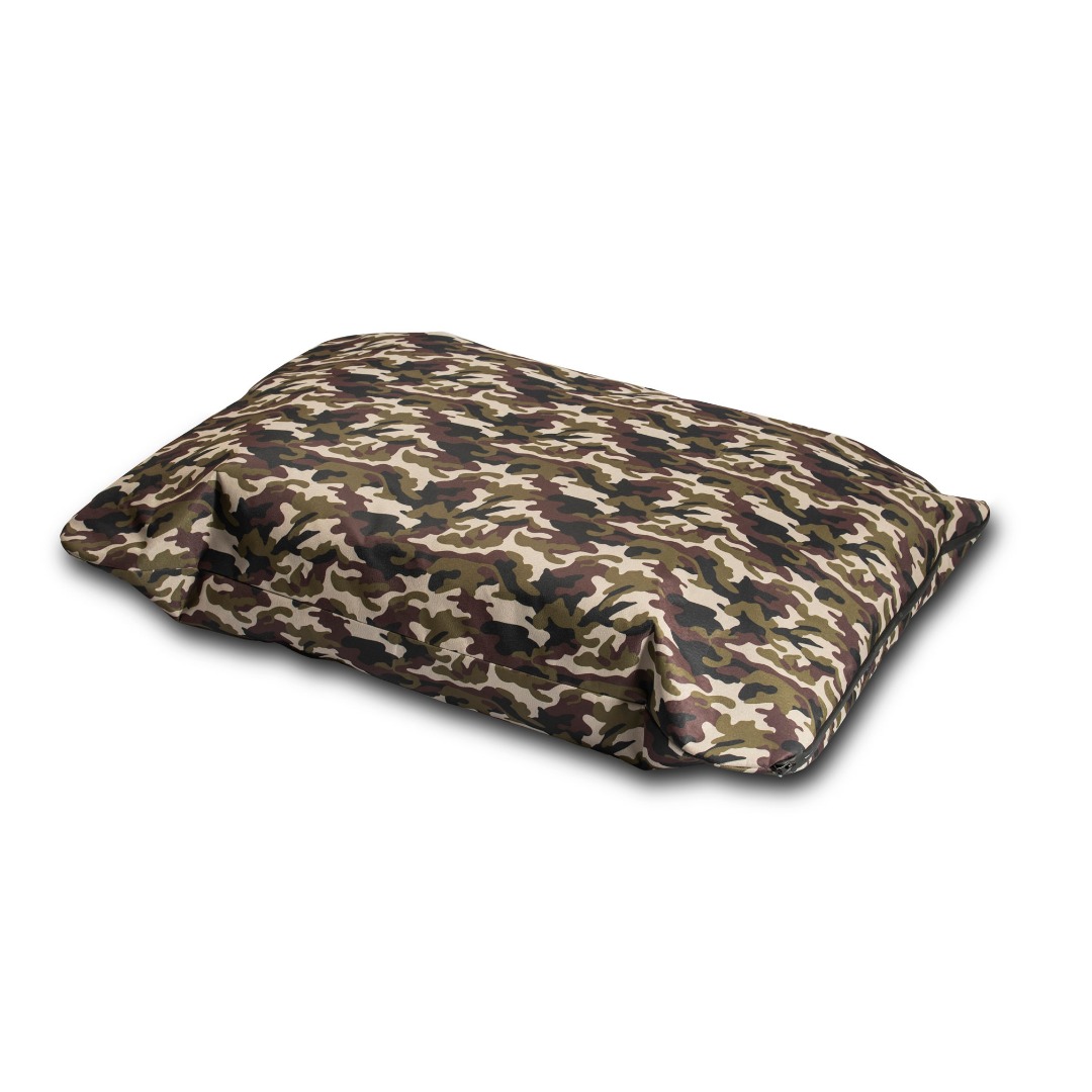 Action camouflage dog bed Fully waterproof, with a waterproof zip DURABLE BED