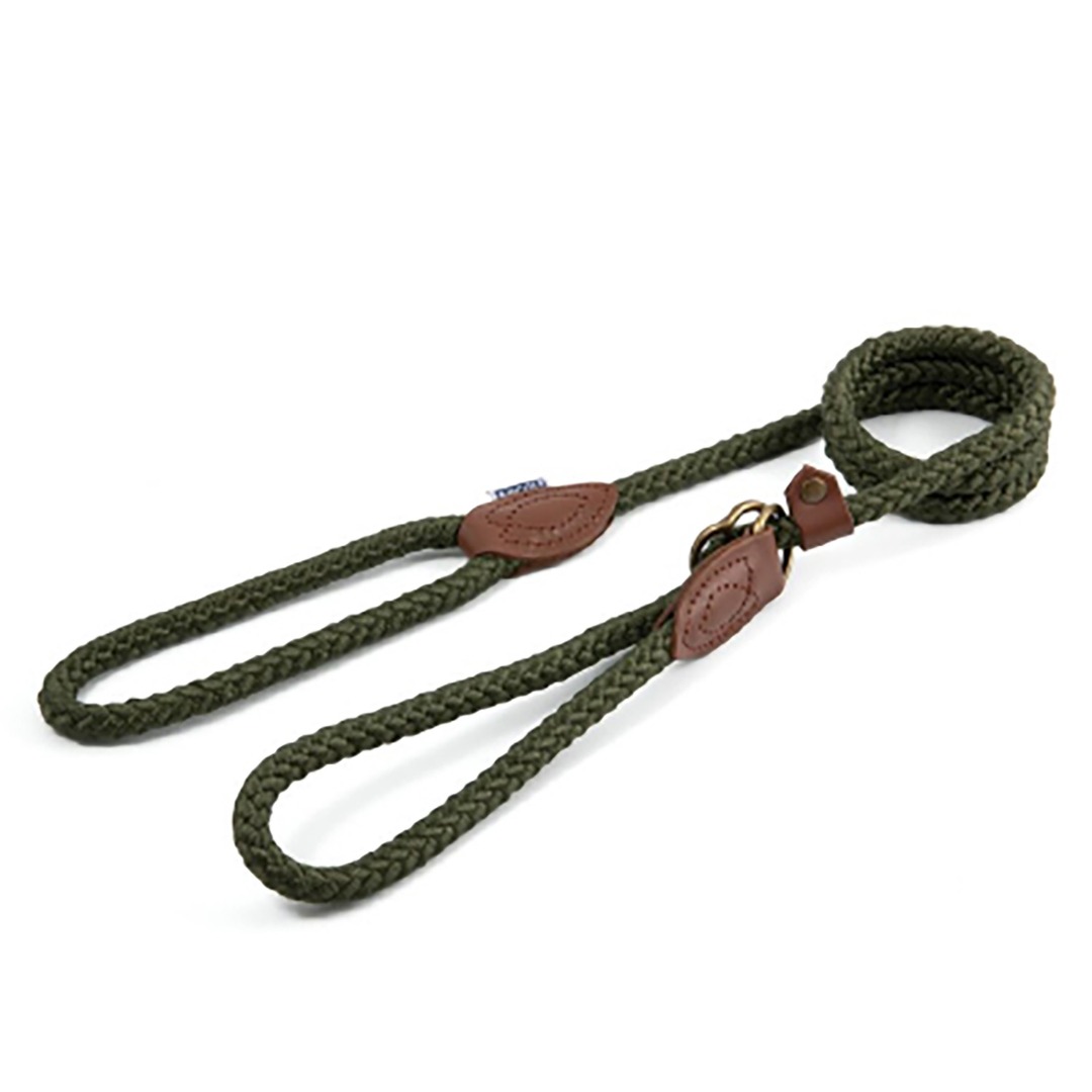 Heritage Green Rope Slip and Control Lead 5M X 12MM