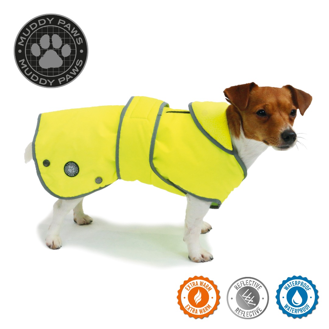 Ancol Stormguard Waterproof Surface Hi-Vis Dog Coat