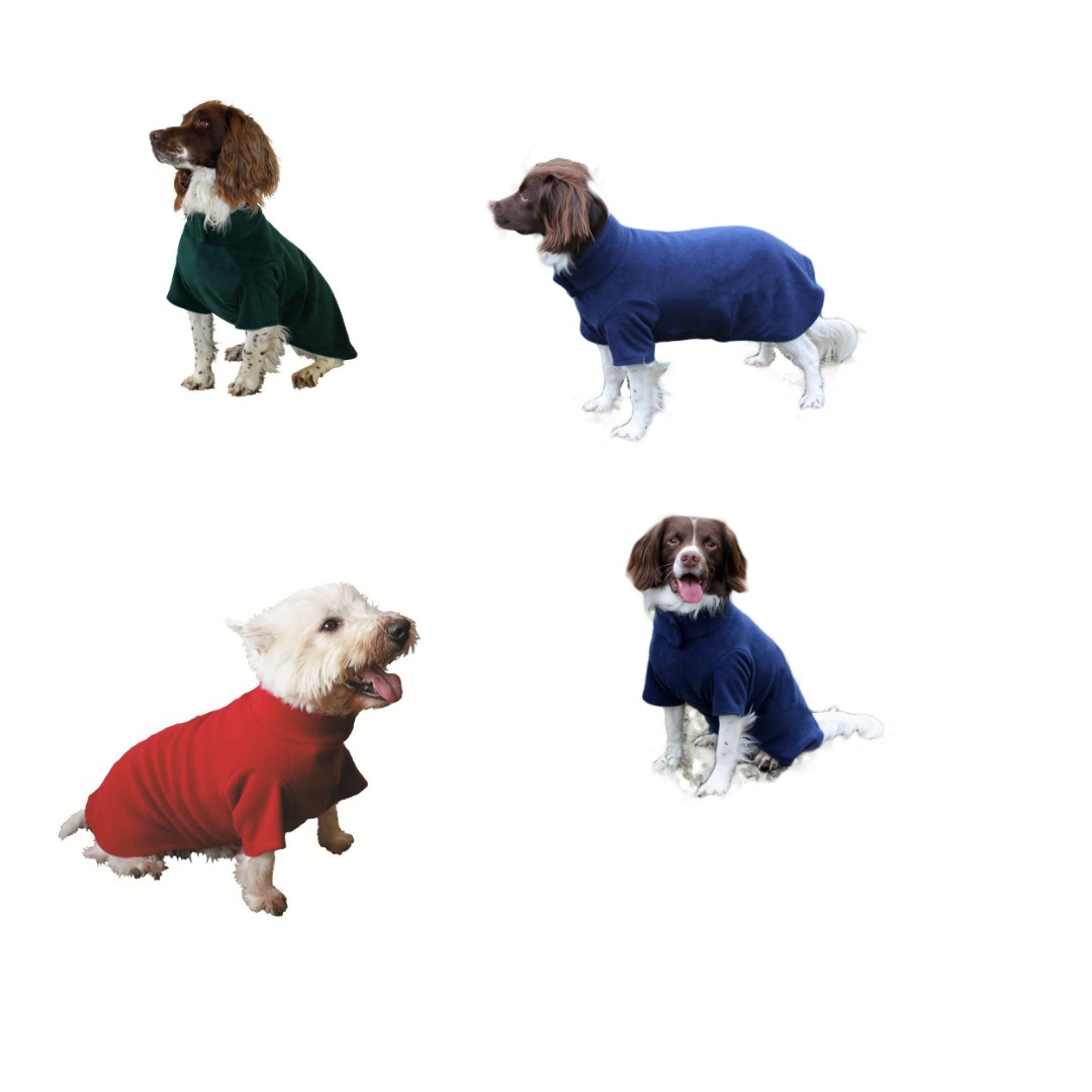 Snug Allover Cover Fleece Dog Coat easy to put on