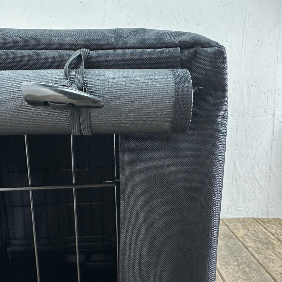 Curated visual reference: Picture Idea: Black Waterproof Dog Cage Crate Travel Covers Made In The