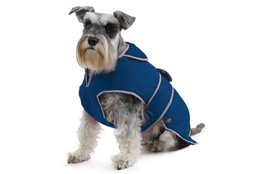 Ancol Muddy Paws Stormguard  Blue  Waterproof Fleece Lined Dog Coat