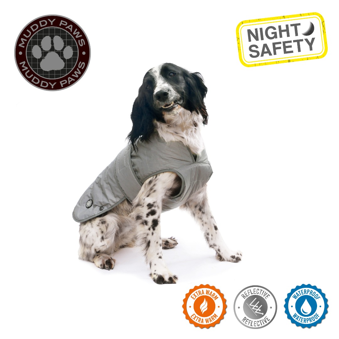 Ancol Reflective Night Safety Dog Coat