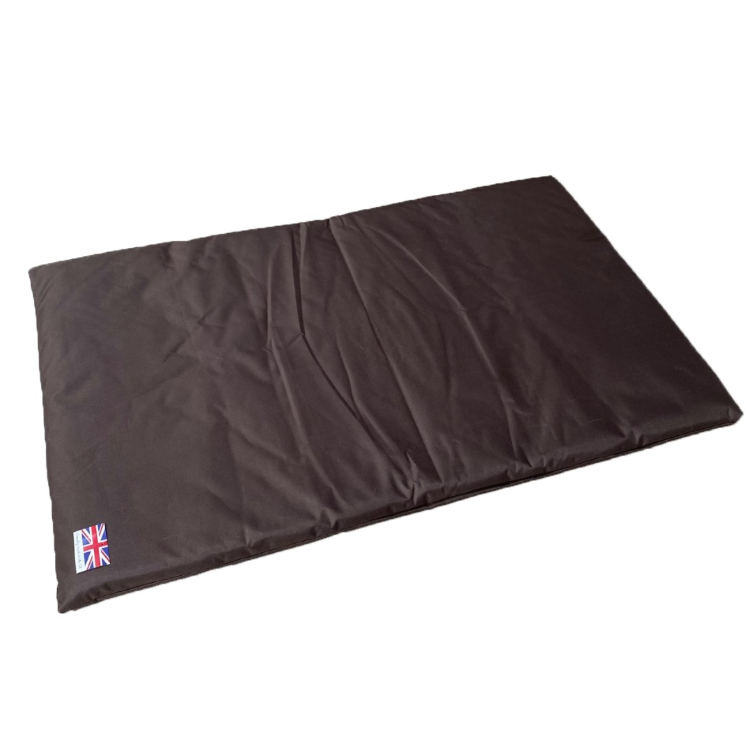 X Large Brown Dog Bed For Cage & Crates Waterproof Hygienic Bedding Mat Size: 42